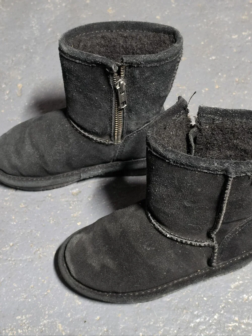 Bearpaw Emma Black Boots Girls Toddler 8